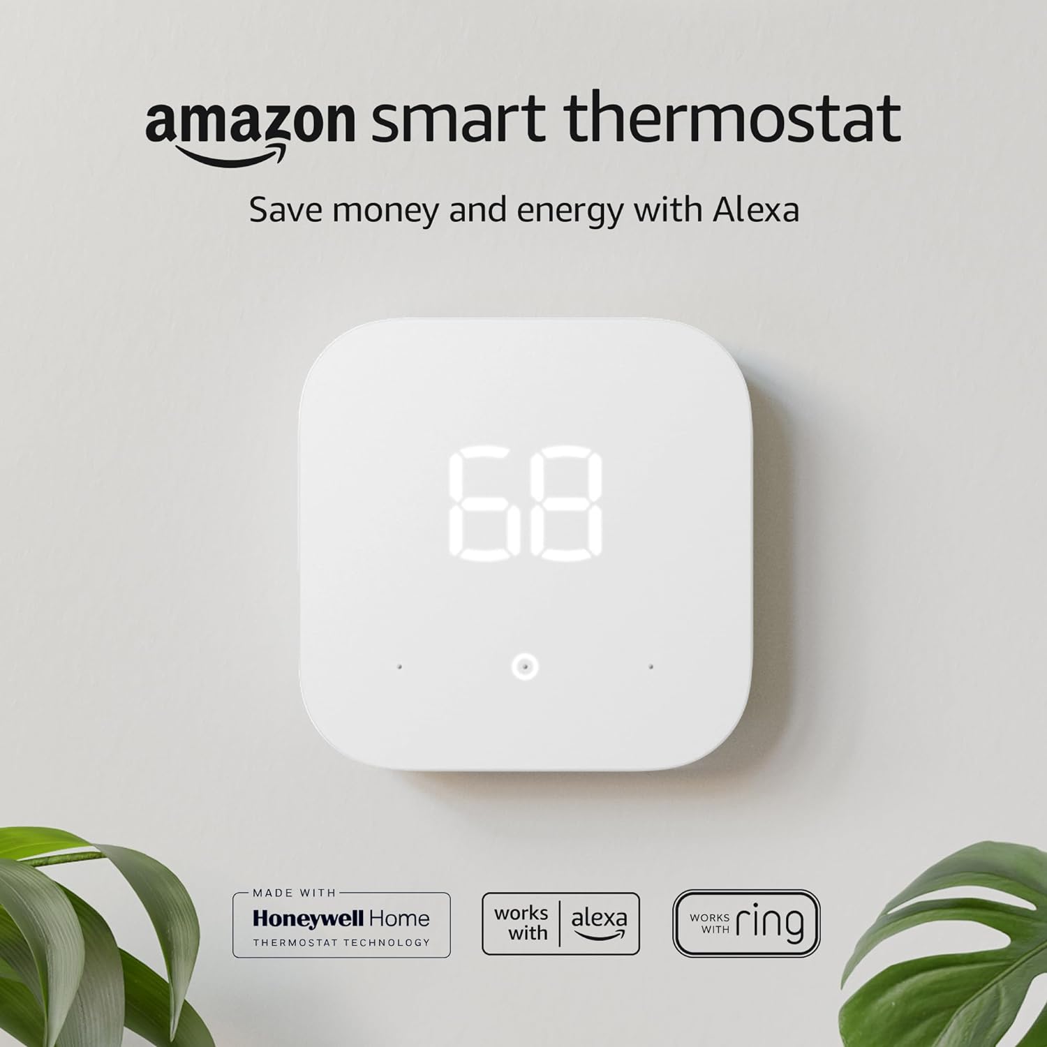 Amazon Smart Thermostat - ENERGY STAR certified, Works with Alexa User ...