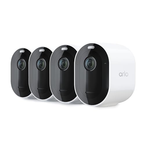 Arlo Pro 5S 2K Spotlight Camera 4-Pack Bundle
