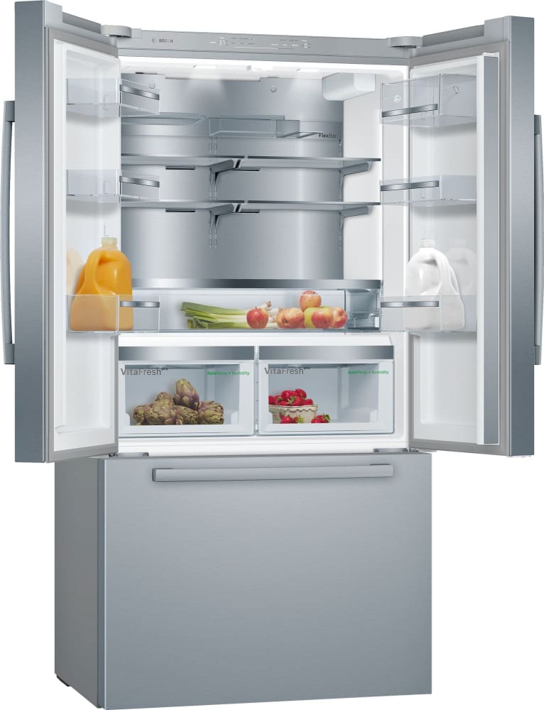 Bosch B36CT80SNS 36 Inch Smart Counter Depth French Door Refrigerator ...