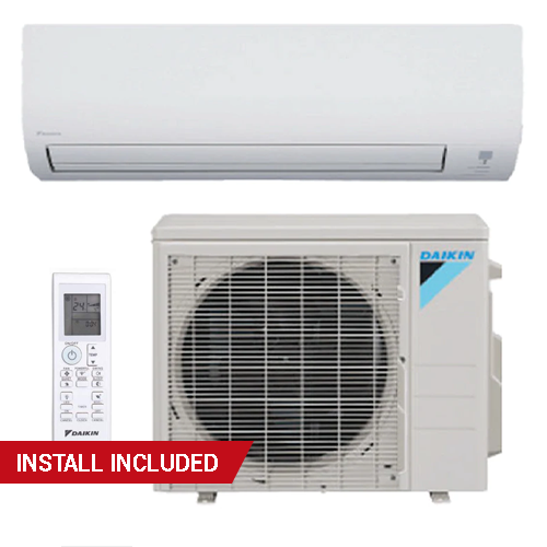 Daikin 17 SEER Single-Zone Ductless Mini-Split Heat Pump 12000 BTU with WiFi