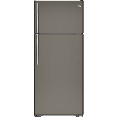 GTE18GMHES | GE 17.5 Cu. Ft. Top-Freezer Refrigerator - Slate