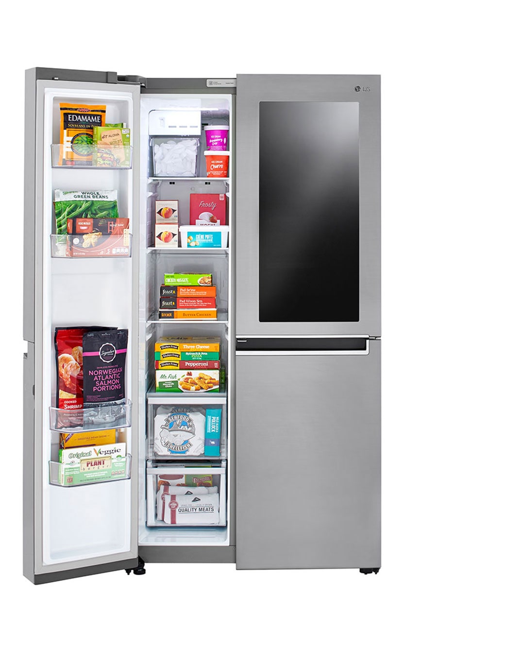 LG LRSES2706V: 27 cu. ft. Side-By-Side InstaView™ Door-in-Door ...