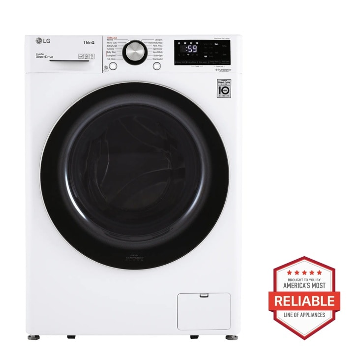 2.4 cu.ft. Compact Front Load Washer - WM1455HWA | LG USA