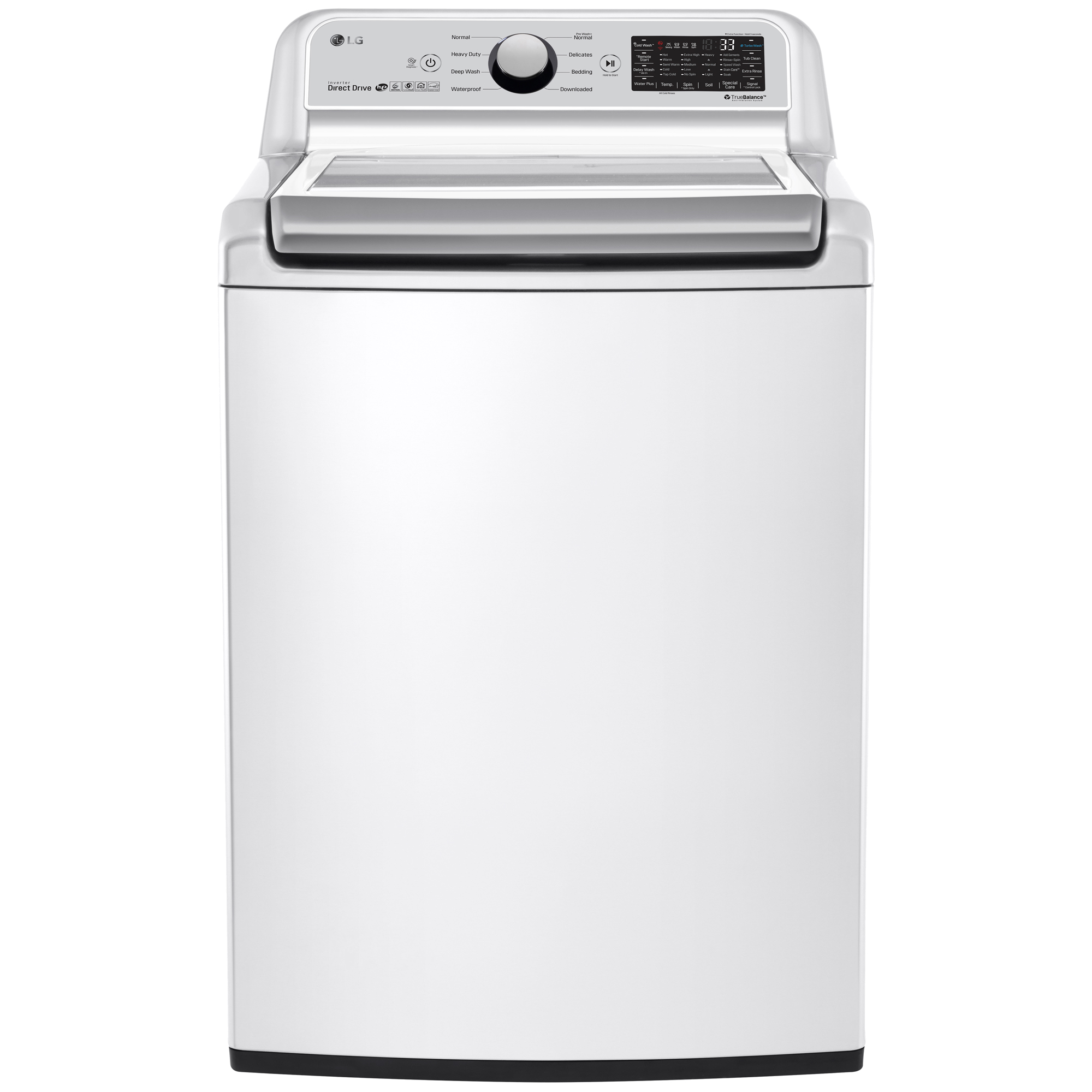 LG WT7300CW 5.0 cu. ft. MEGA Capacity Smart Wi-Fi Enabled Top Load ...