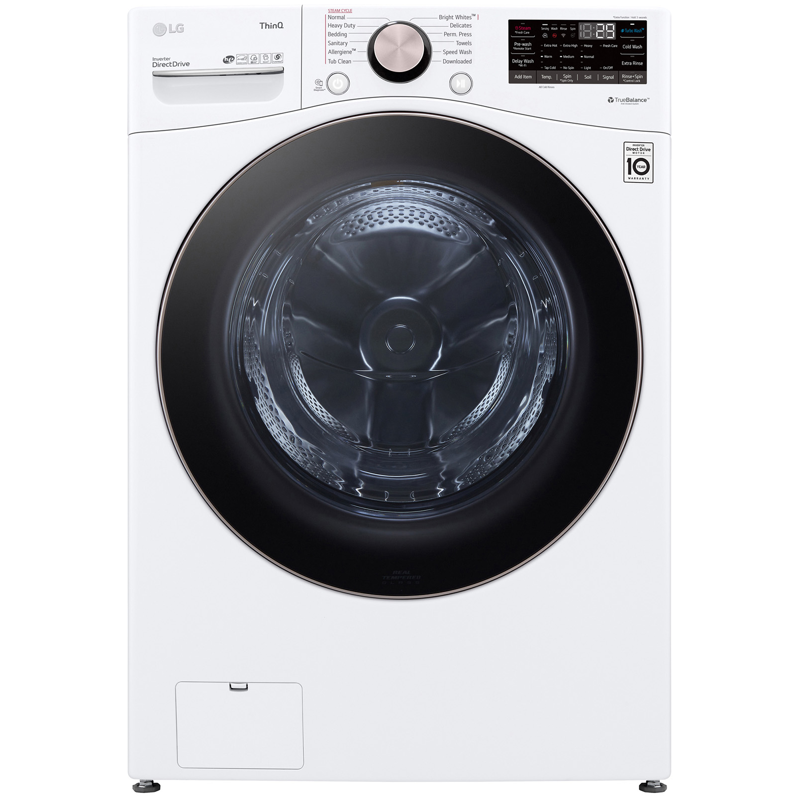 LG WM4000HWA 4.5 cu. ft. Smart Wi-Fi Enabled Front Load Washer w ...