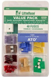 Amazon.com: Littelfuse 00940400Z ATO Blade Fuse Super Value Pack - 40 Piece  : Everything Else