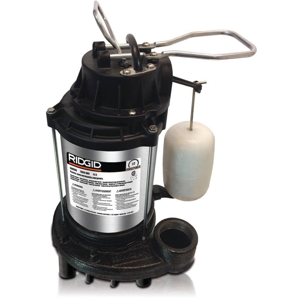 Reviews for RIDGID 1/2 HP Stainless Steel Dual Suction Submersible Sump ...