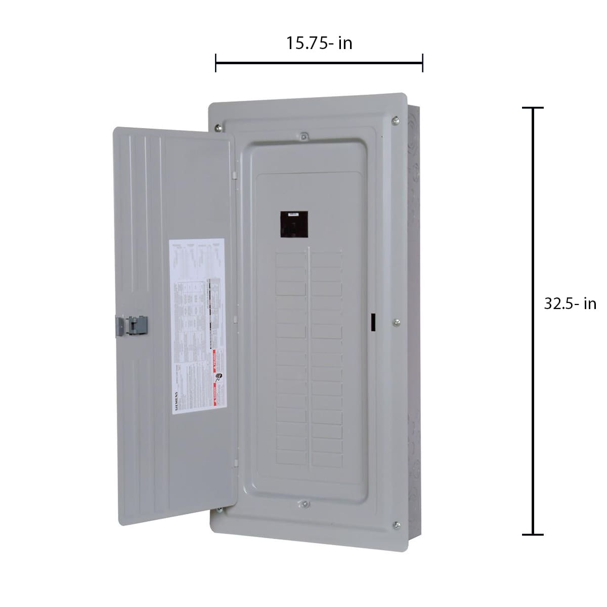 Siemens SN SN3048B1200P1 Assembled Load Center, 200 A, 30 -Space, 48 -Circuit, Main Breaker, Plug-On
