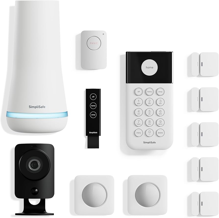 SimpliSafe 12-Piece Wireless Home Security System with 24/7 Professional Monitoring