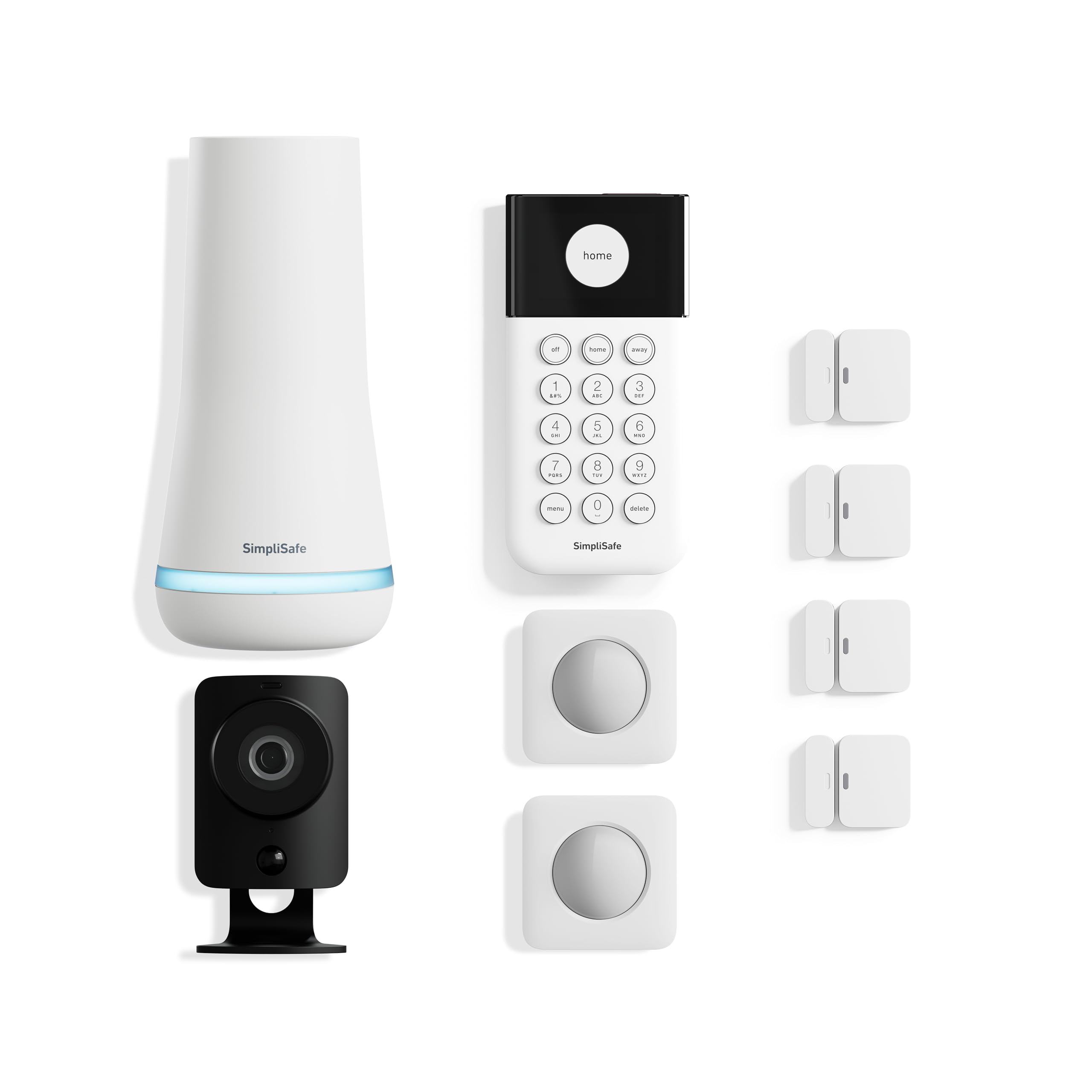 SimpliSafe 9-Piece Wireless Home Security System with Smart Lock and Outdoor Camera