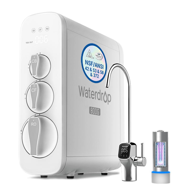 Waterdrop Tankless Under-Sink Reverse Osmosis System 800 GPD
