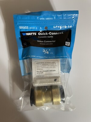 Watts 3/4 inch Lead-Free Brass FPT Coupling