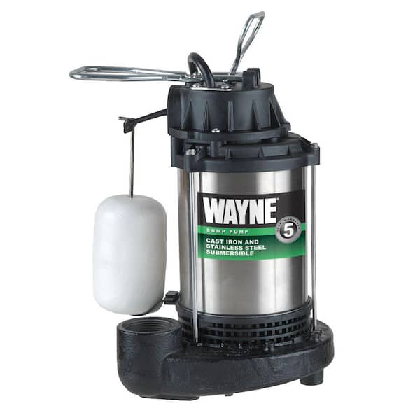 Wayne 3/4 HP Submersible Cast Iron and Steel Sump Pump