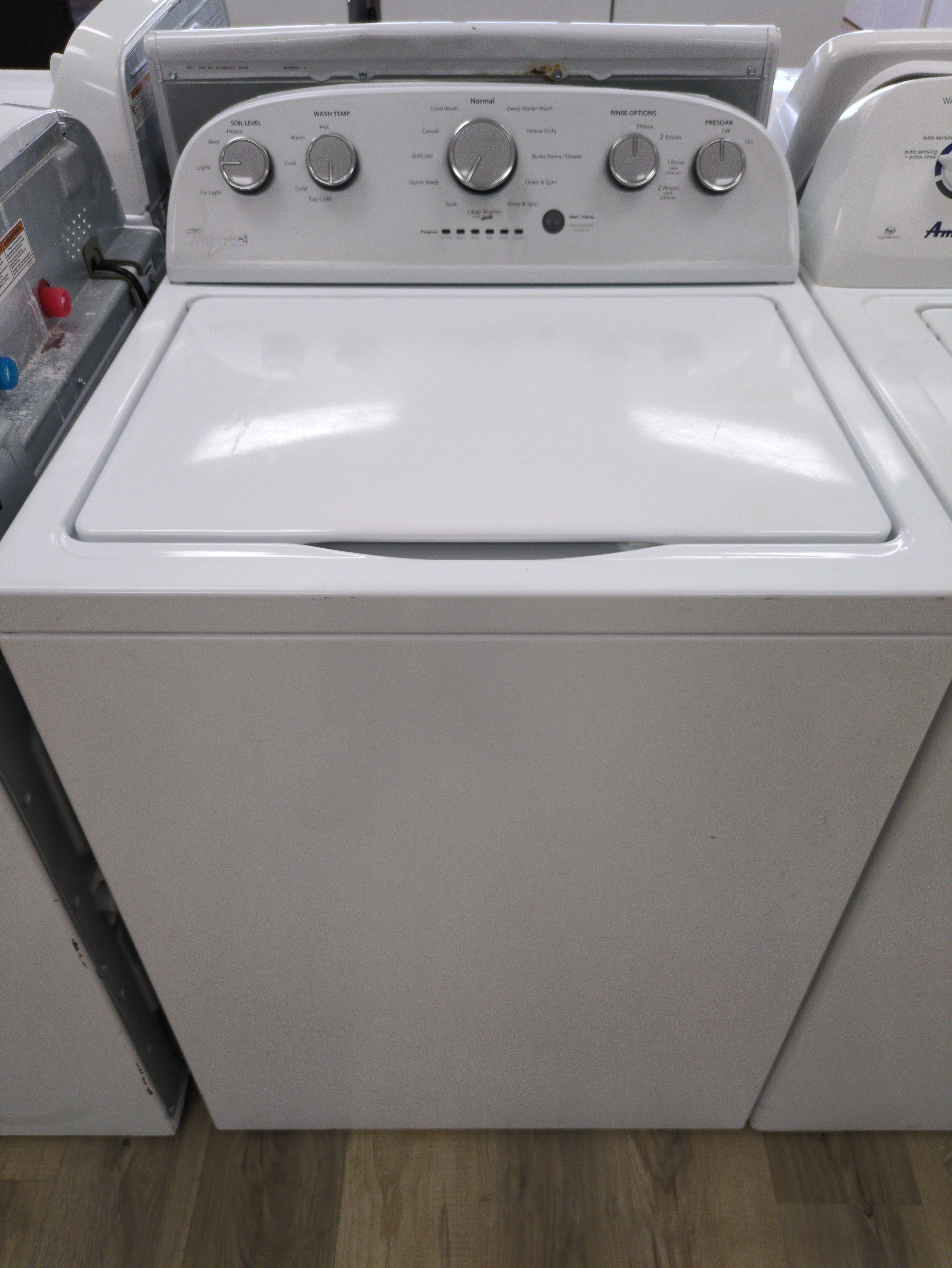 Whirlpool WTW5000DW 4.3 cu. ft. Top Load Washer with Deep Water Wash O ...